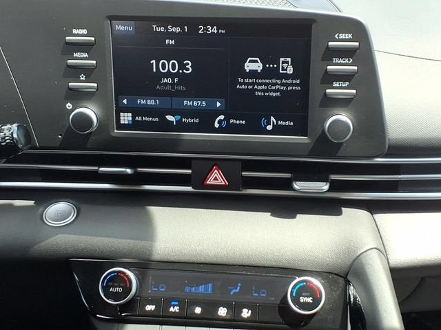 2026 Hyundai Elantra Hybrid Blue
