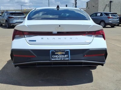 2026 Hyundai Elantra Hybrid Blue